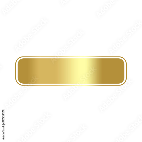 gold banner and frame