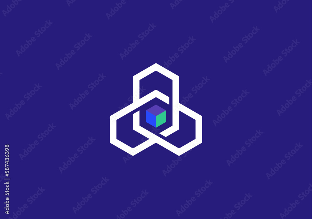 Generic symbol for blockchain core Generic symbol for blockchain core