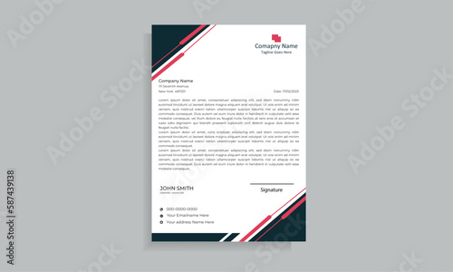 corporate letterhead design template