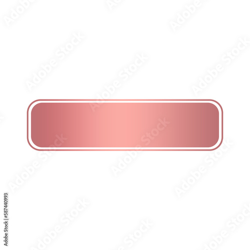 pink banner and frame