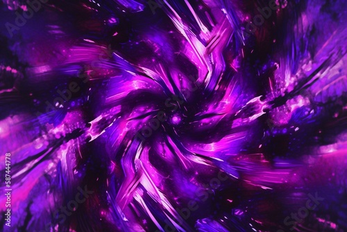 Abstract background surreal space dark violet. AI generated