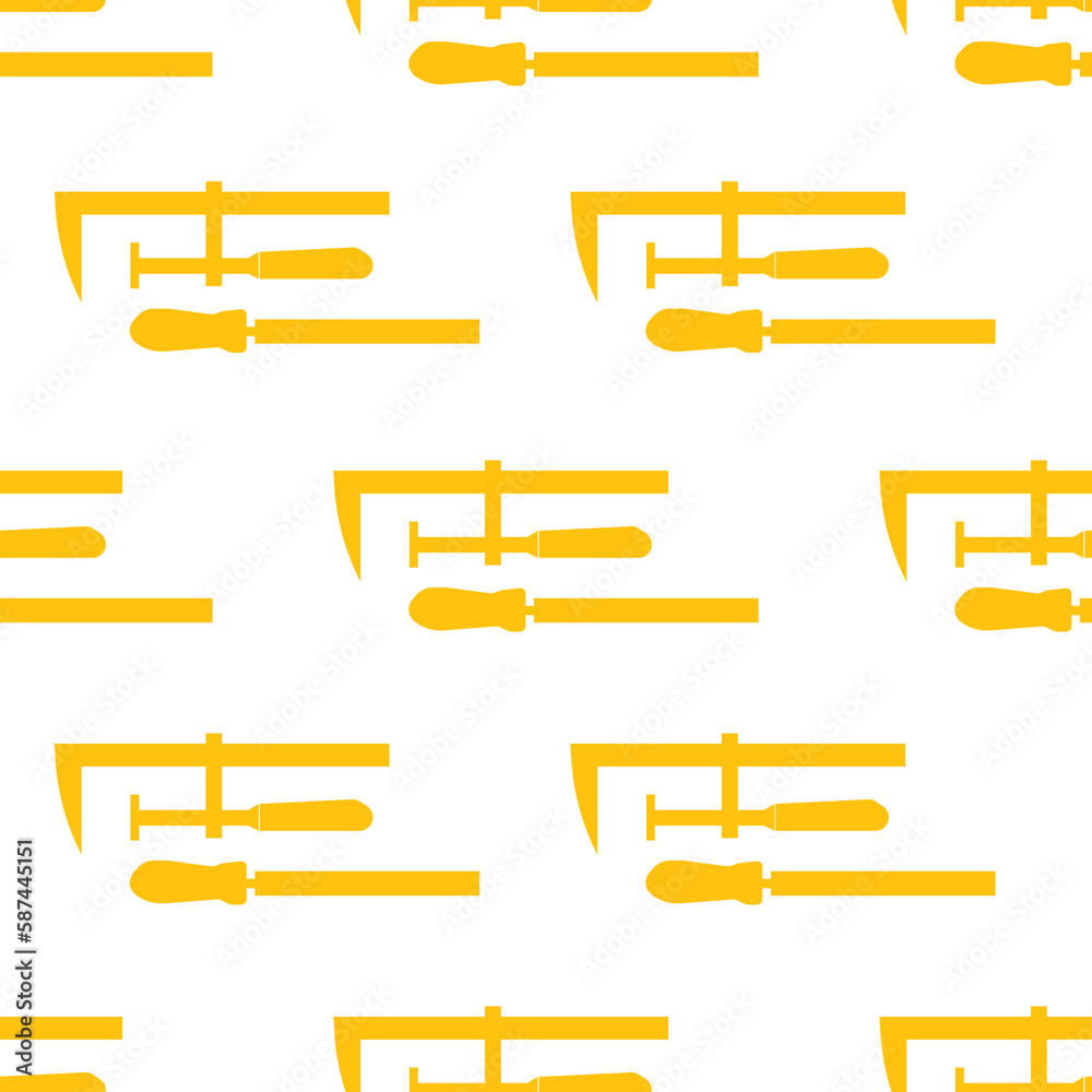 Digitally generated image of carpentry tools Digitally generated image of carpentry tools