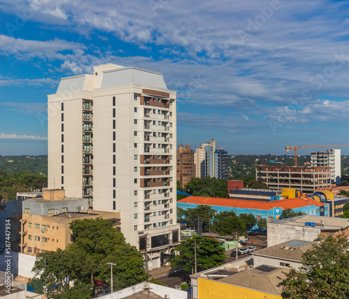 Partial view of downtown Foz do Iguaçu