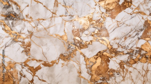 Gold marble luxury texture pattern background. Generative AI