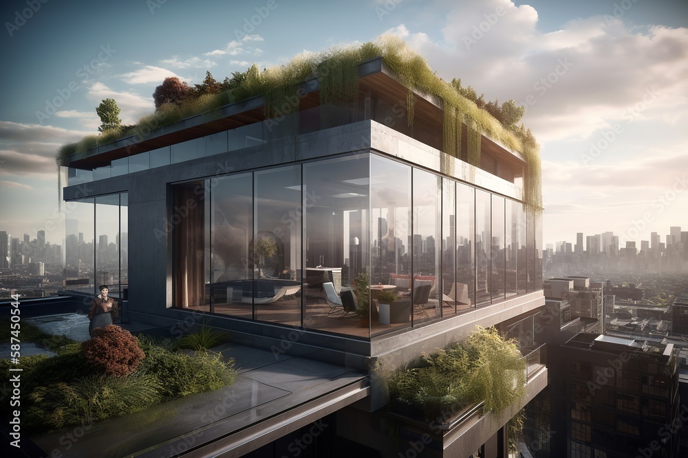 A closer look at Cities Dramatic Rooftop Perspective Apartments