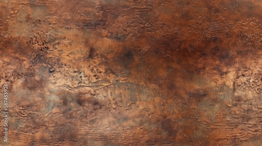 Subtle grunge rust texture background. Generative AI