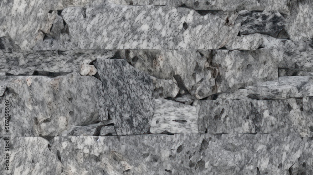 Granite stone texture. Grey granite from Italy pattern background. Generative AI Granite stone texture. Grey granite from Italy pattern background. Generative AI