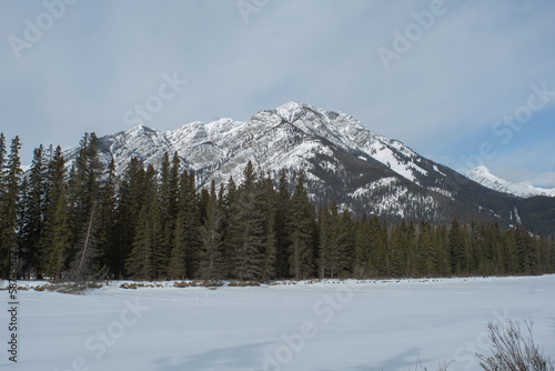 Canadian Rocky Mountains in Banff National Park, Alberta.