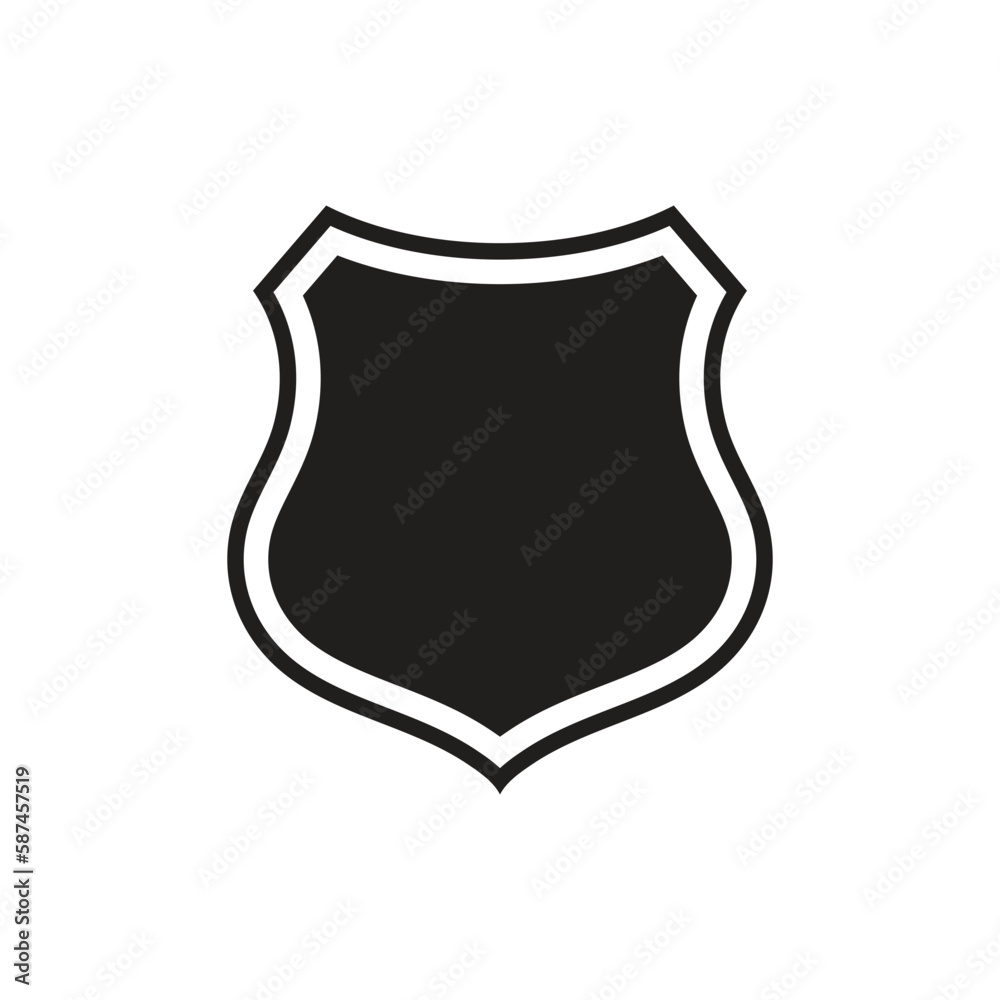 shield logo icon design vector