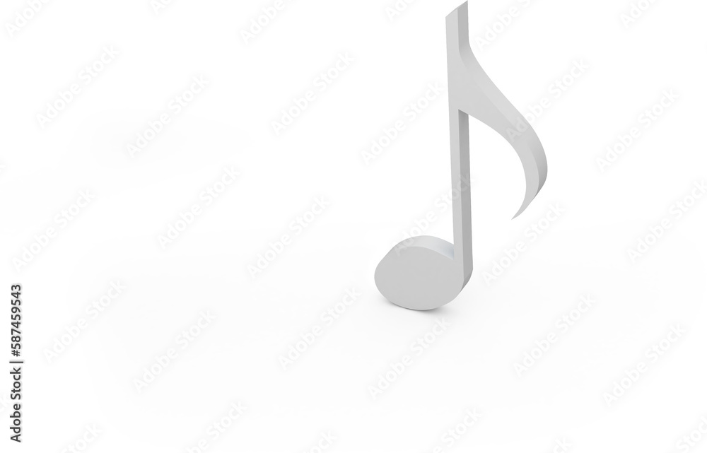 Naklejka premium Music notes symbol