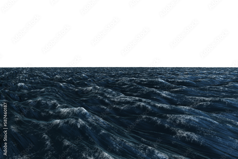 Obraz premium Dark blue ocean