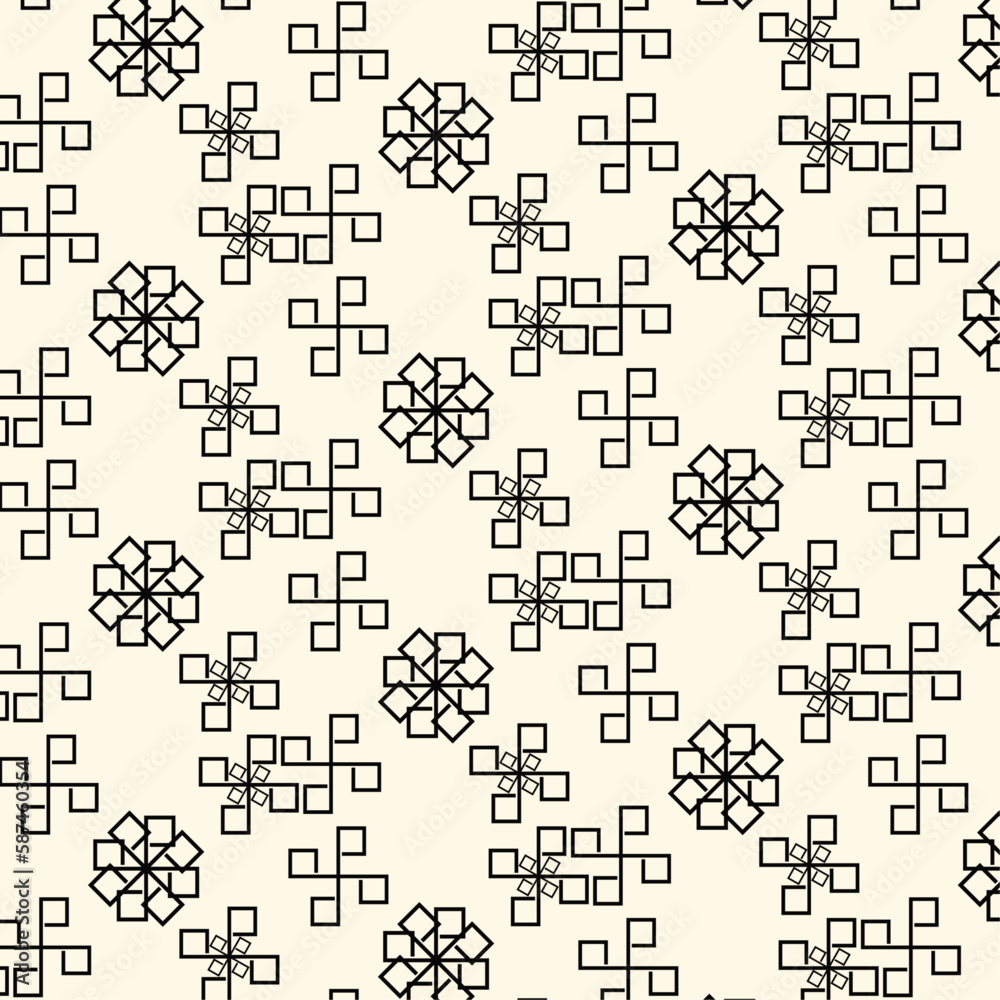 Seamless abstract geometric pattern on light background Vector Seamless abstract geometric pattern on light background Vector