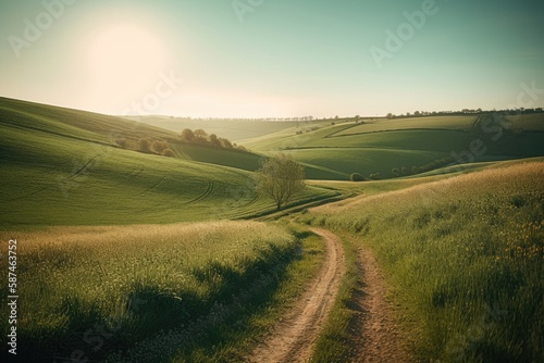 field in the summer