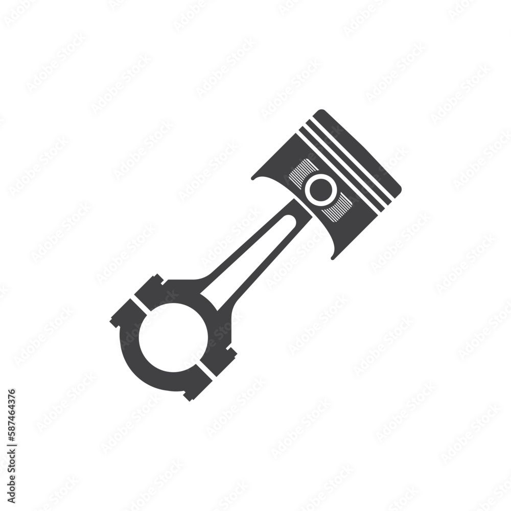 piston logo icon design vector piston logo icon design vector