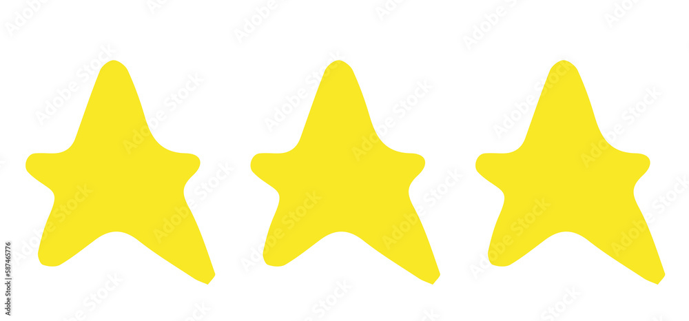 Digital composite image of yellow stars Digital composite image of yellow stars