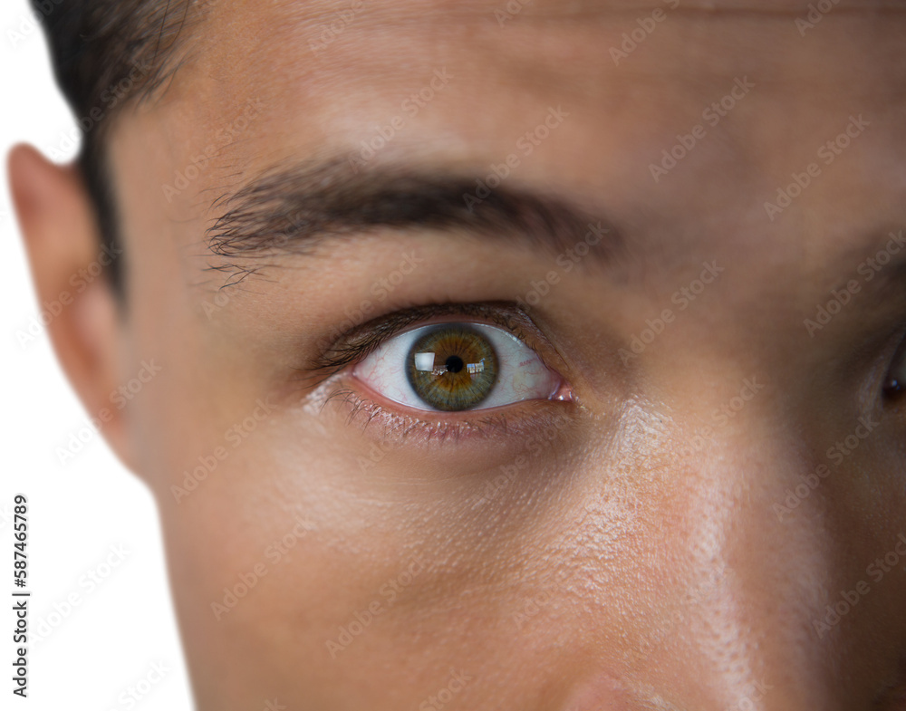 Fototapeta premium Cropped image of shocked businessman