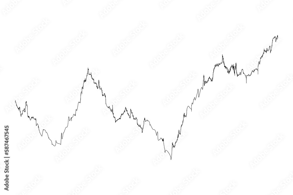 Pulse trace on white background Pulse trace on white background