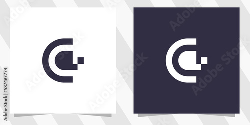 letter c logo design template