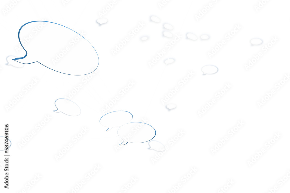 Abstract image of speech bubble