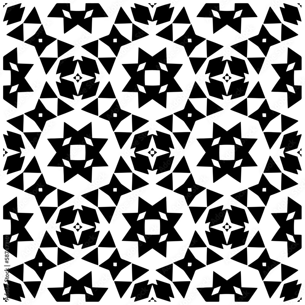 Grunge background with abstract shapes. Black and white texture. Seamless monochrome repeating pattern for web page, textures, card, poster, fabric, textile. Grunge background with abstract shapes. Black and white texture. Seamless monochrome repeating pattern for web page, textures, card, poster, fabric, textile.