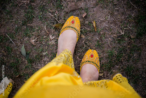 Desi traditional bride details