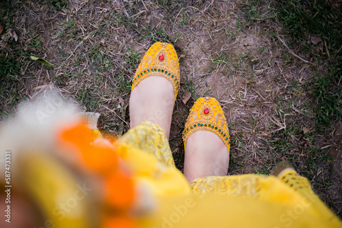 Desi traditional bride details