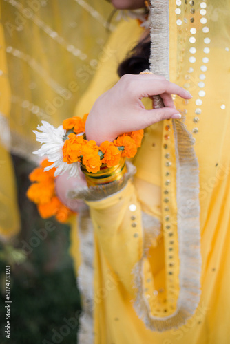 Desi traditional bride details