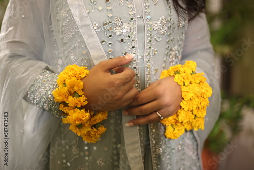 Desi traditional bride details