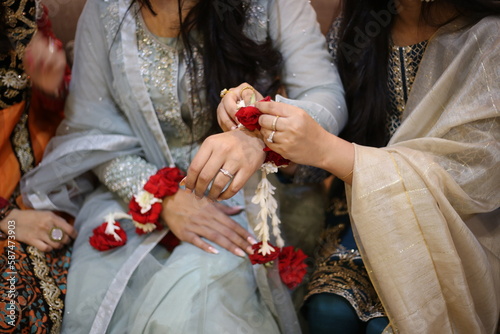 Desi traditional bride details