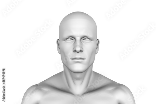 Digital image of human figure 