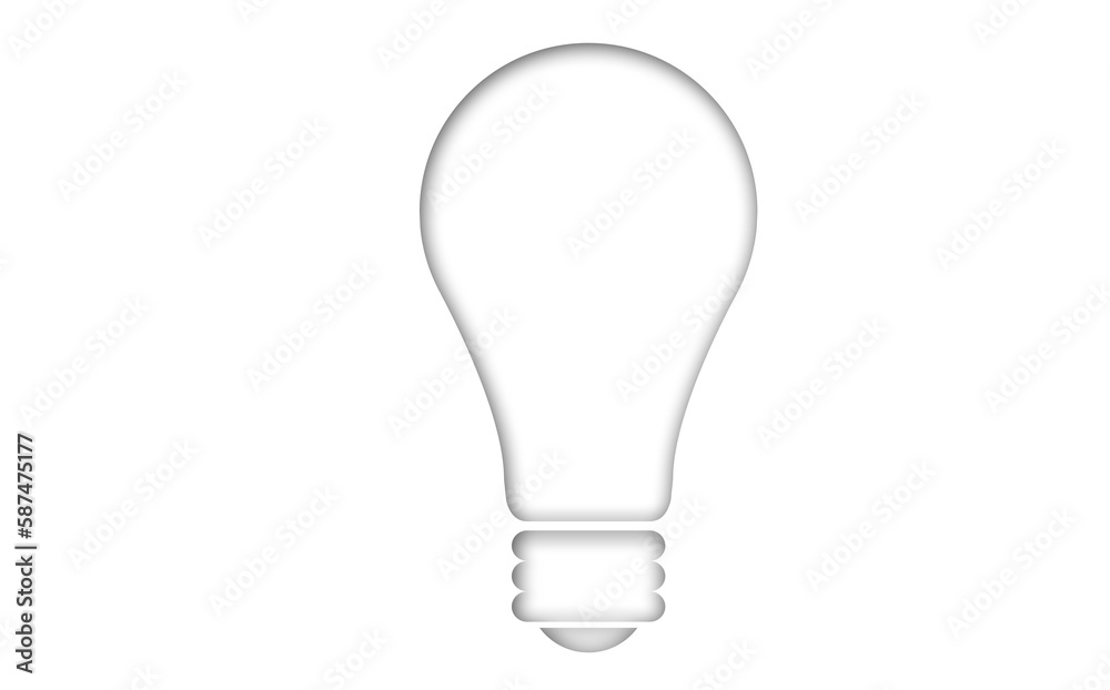 Composite image of light bulb