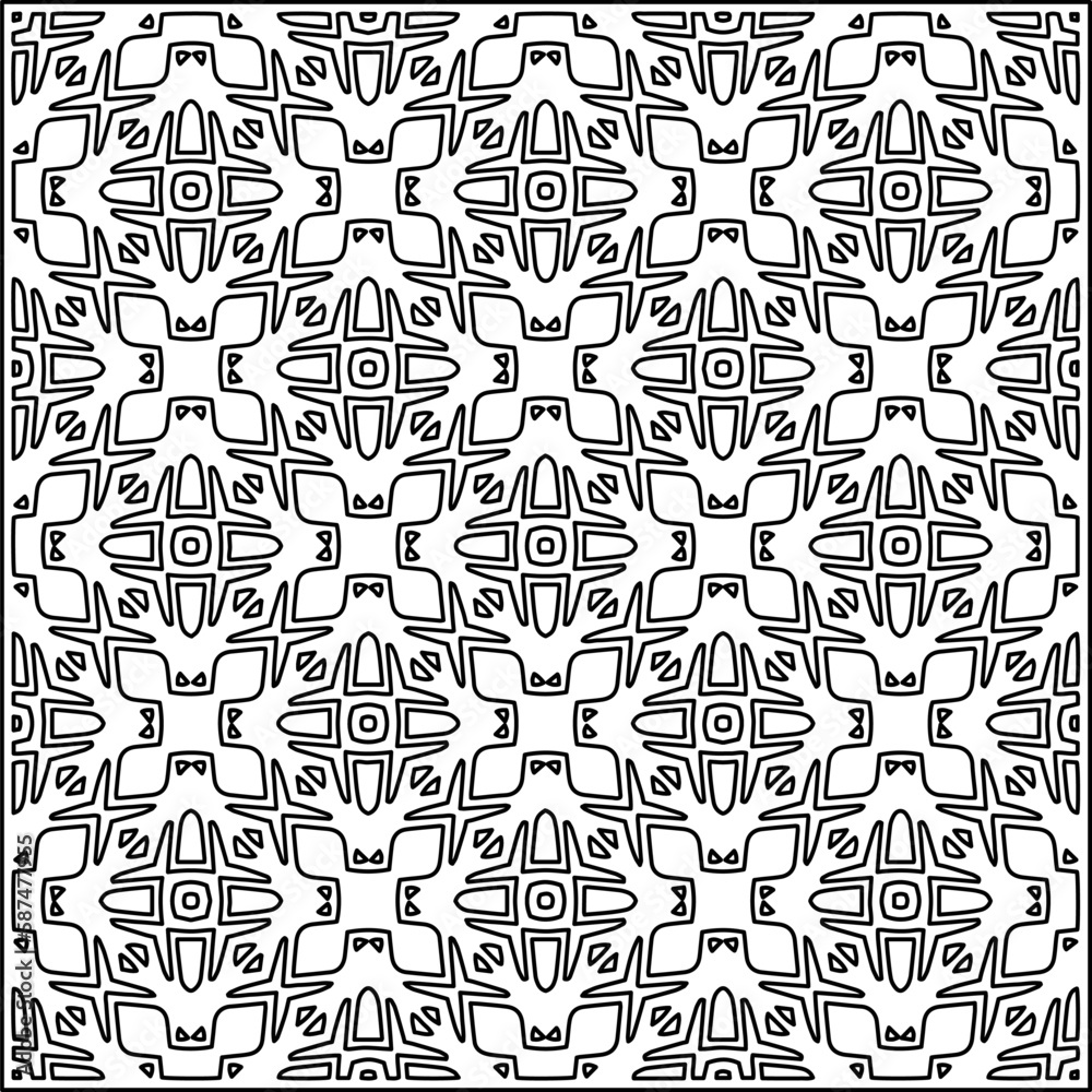 Stylish texture with figures from lines .Geometric lines art. Black and white pattern. Abstract background for web page, textures, card, poster, fabric, textile. Stylish texture with figures from lines .Geometric lines art. Black and white pattern. Abstract background for web page, textures, card, poster, fabric, textile.