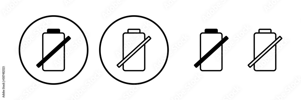 Battery icon vector. Battery charge indicator icon. Battery icon vector. Battery charge indicator icon.