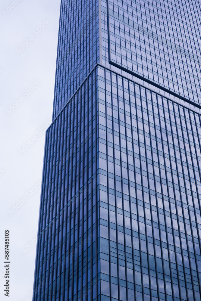 Window of business building in Jakarta