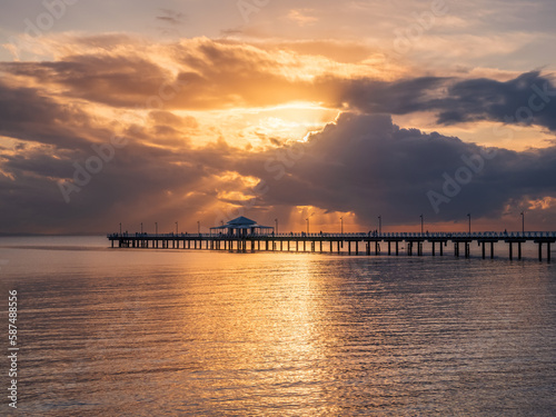 Sunrise Over The Pier © Kevin