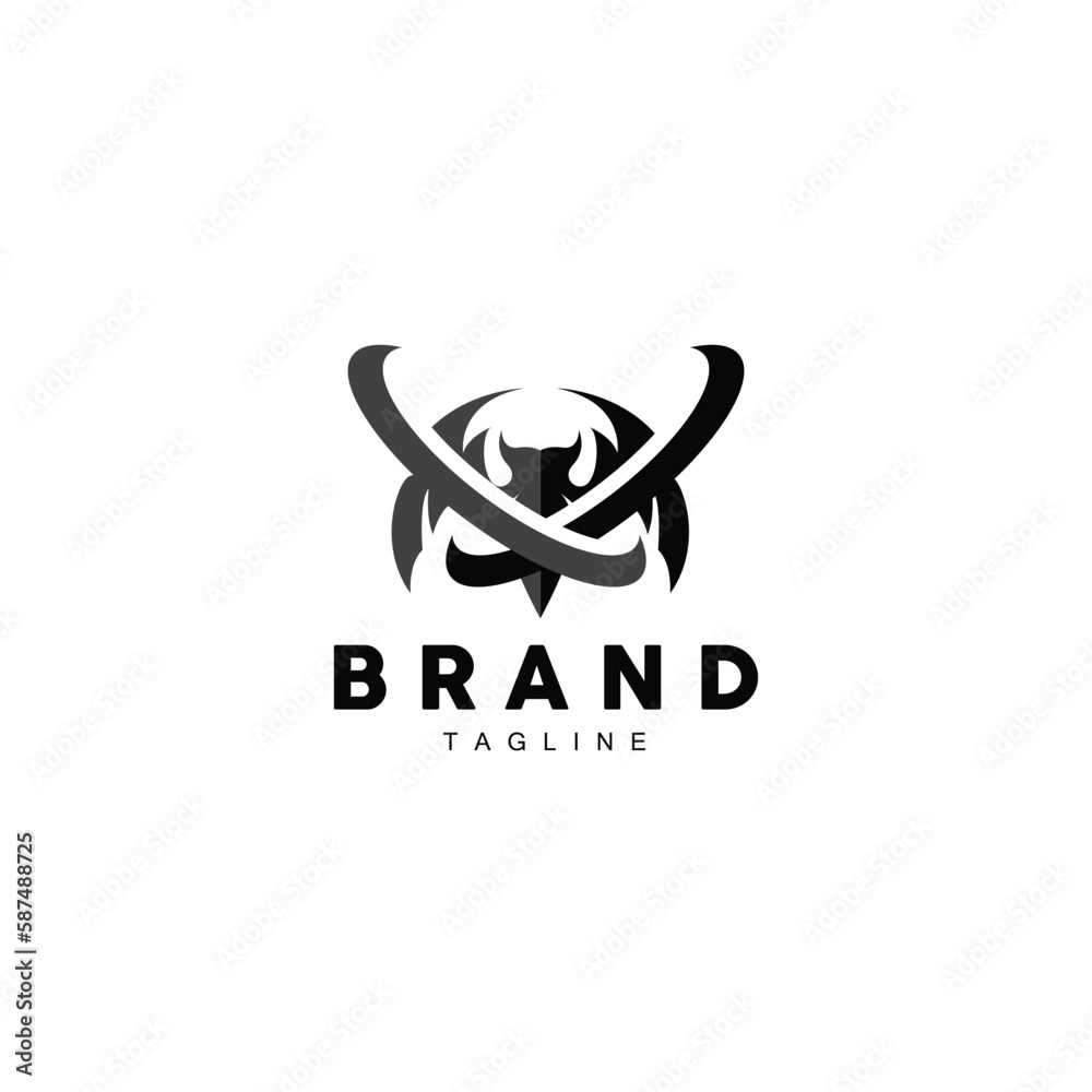 night animal halloween bat logo vector symbol night animal halloween bat logo vector symbol