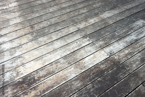 古い・雨ざらし・ウッドデッキ・床・屋外・材木・木・板