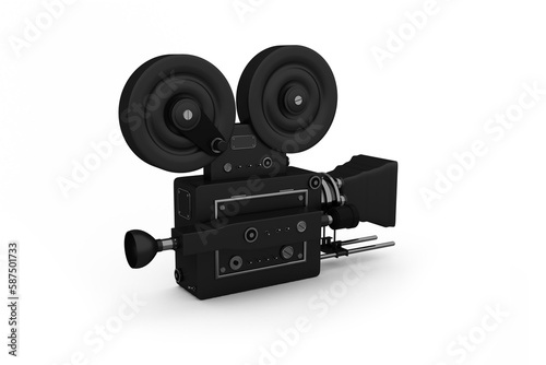Black film camera