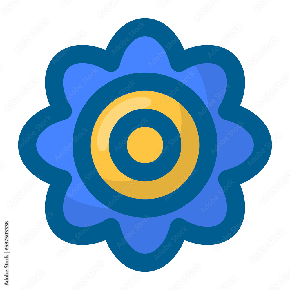 Geometric flower design element shapes. Figures, stars, spiral flower and circles no background Geometric flower design element shapes. Figures, stars, spiral flower and circles no background