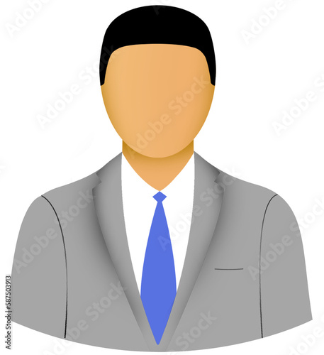 Illustration of businessman