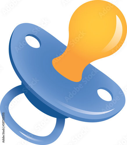 Baby pacifier icon