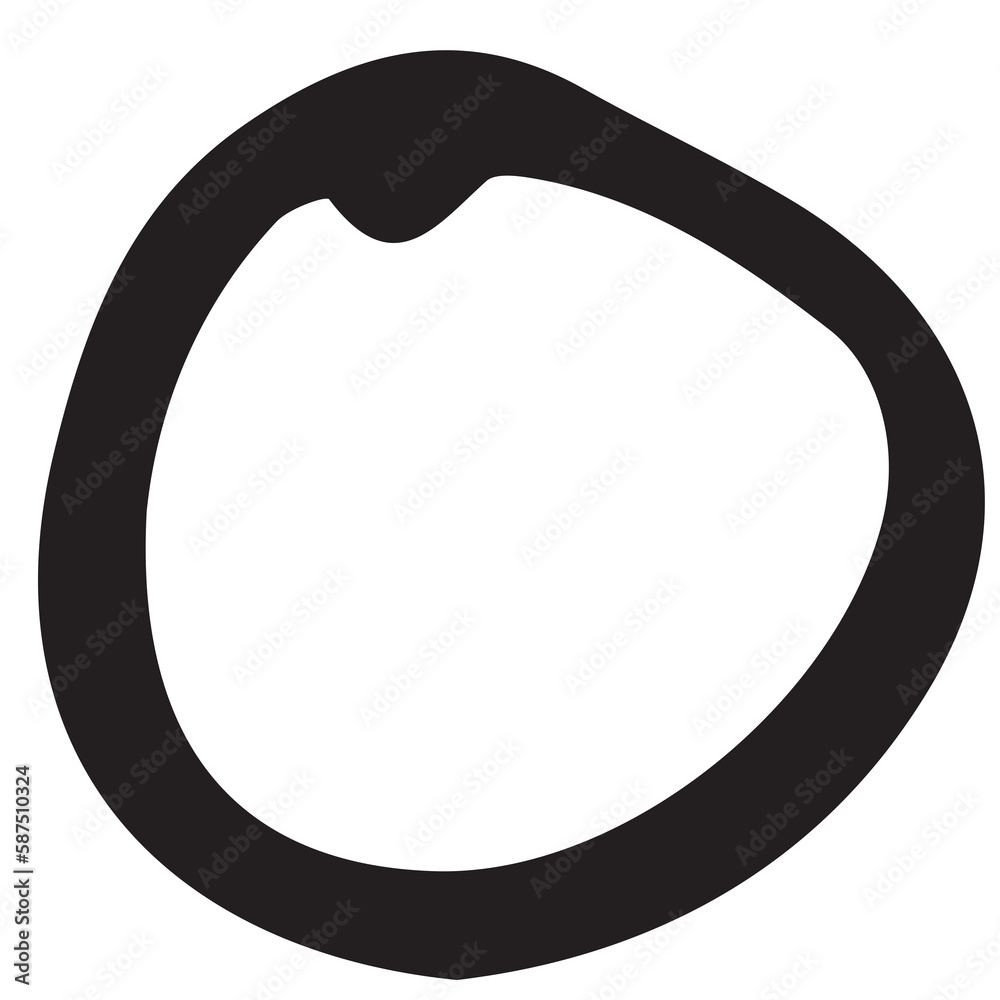 Digital image of circle shape Digital image of circle shape