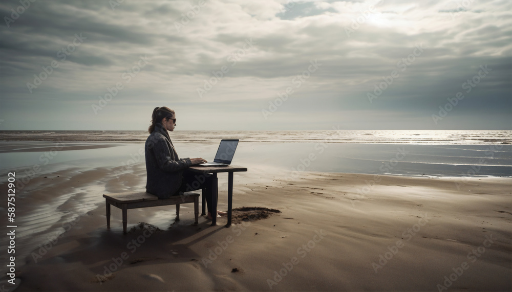 Seaside Productivity: Embracing Remote Work from Beachfront Offices