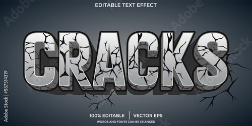 Crack editable 3d text effect