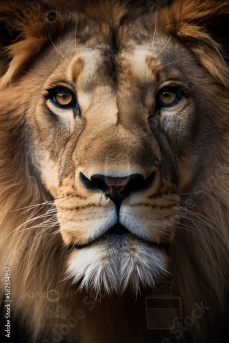 Majestic Lion Head