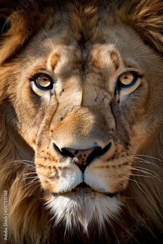 Majestic Lion Head © Jardel Bassi