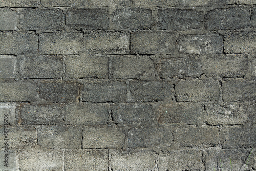 Textura muro ladrrilos de concreto. photo