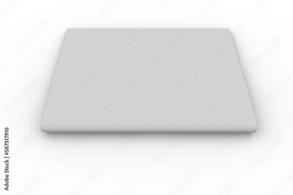 Blank paper against white background Blank paper against white background