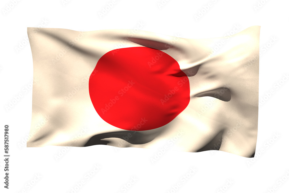 Fototapeta premium Flag of japan