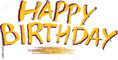 Photography Happy birthday text icon